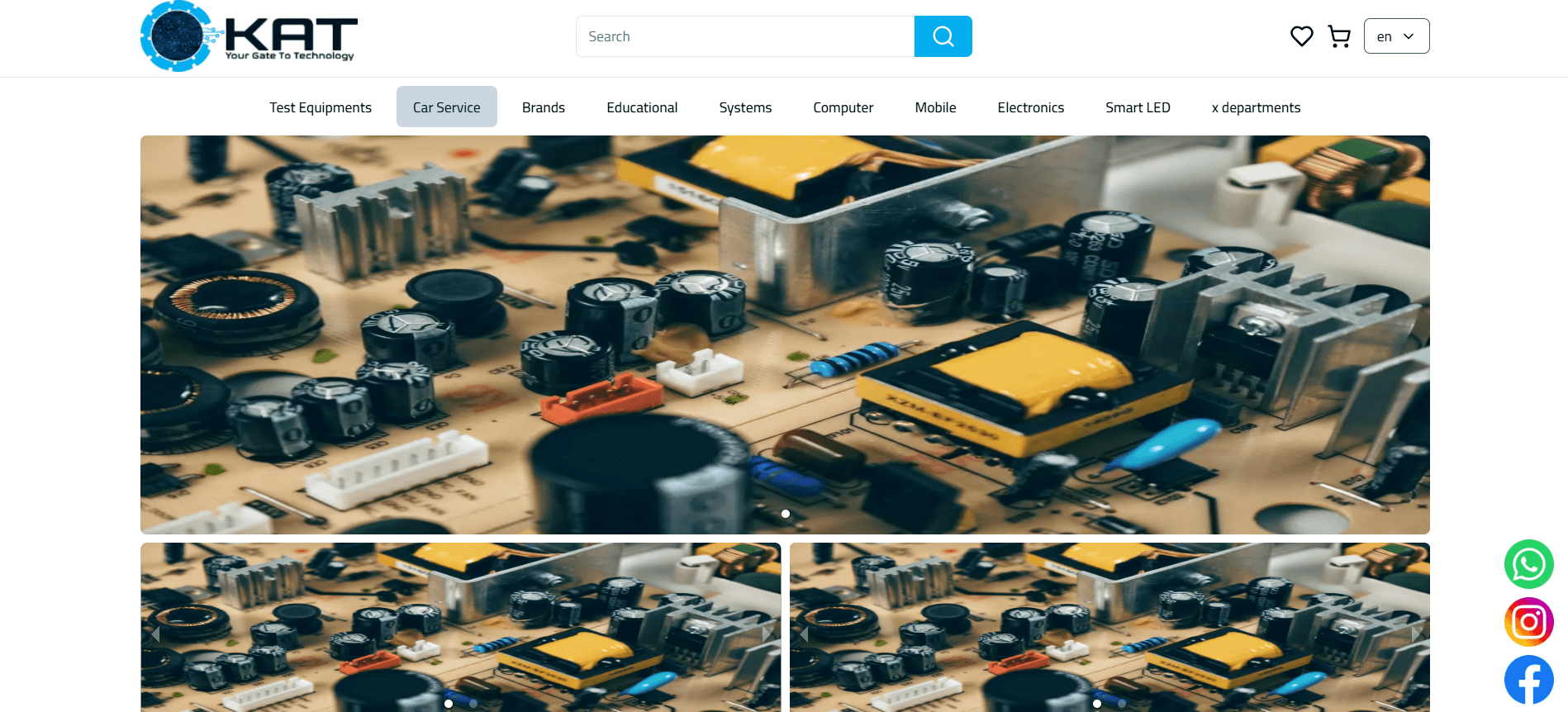 Qatranji Electronics — Qatrangi Electronics is a comprehensive online store that allows browsing and pu